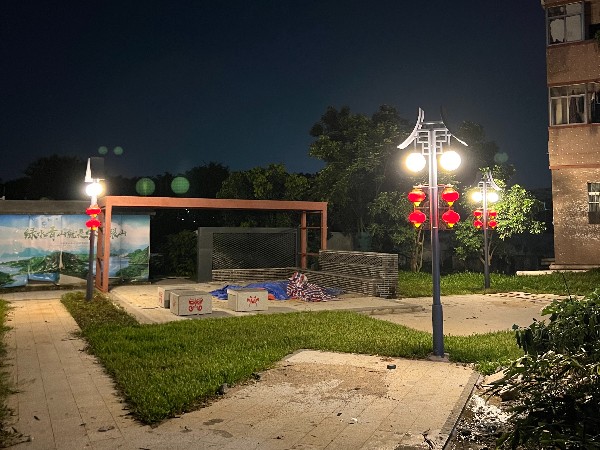 廣州黃埔LED戶(hù)外照明項(xiàng)目竣工，LED庭院路燈大放異彩！