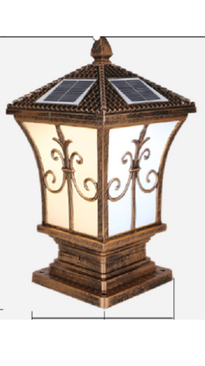太陽能柱頭燈