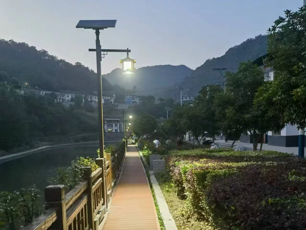 陜西安康庭院燈工程案例