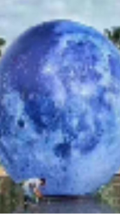 LED發(fā)光充氣月球