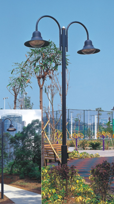 雙頭庭院燈