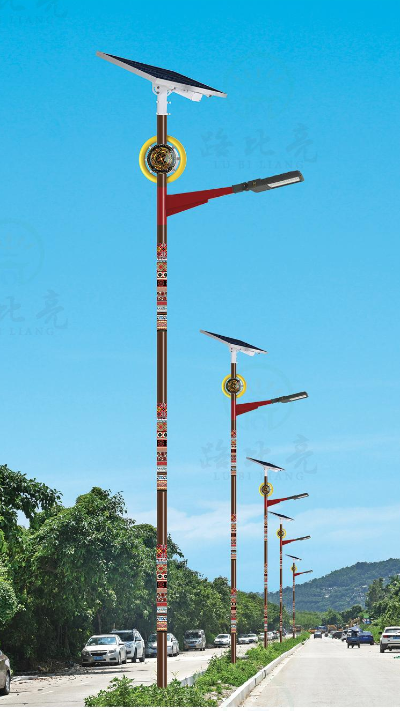 LED民族特色太陽能路燈