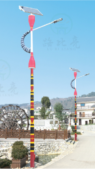 LED民族特色太陽能路燈