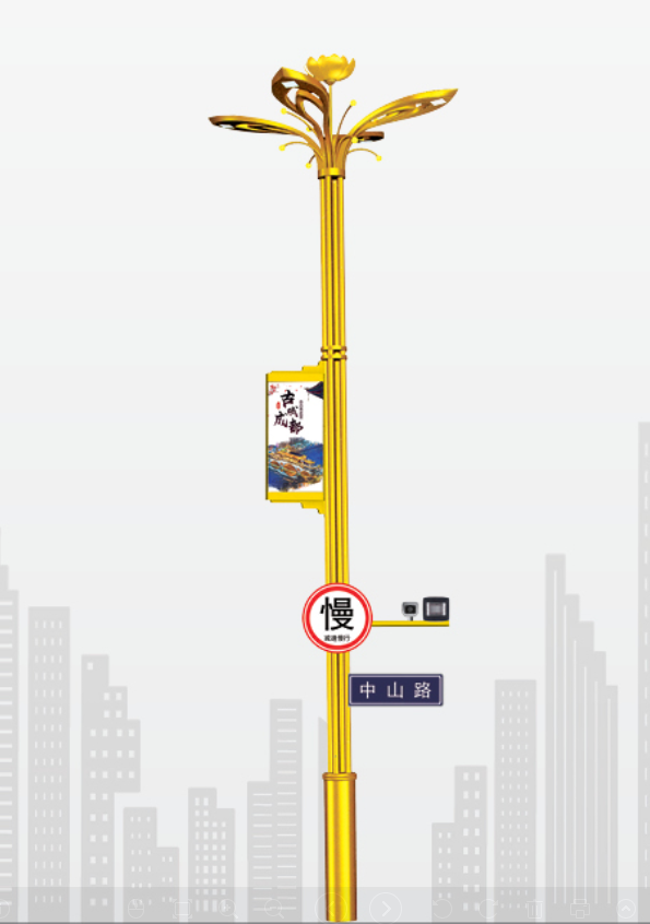 LED監(jiān)控立桿