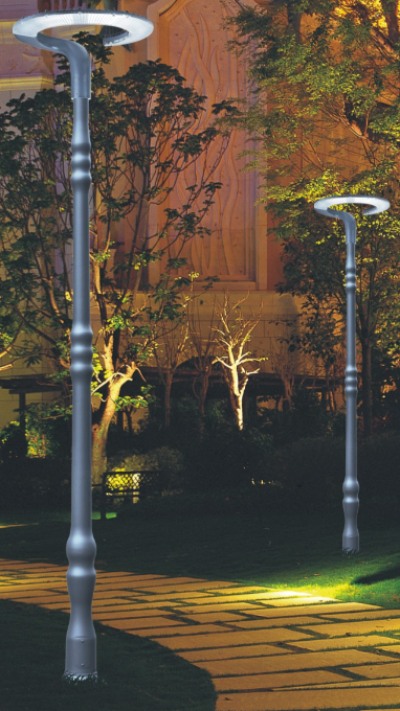 現(xiàn)代異形桿庭院燈