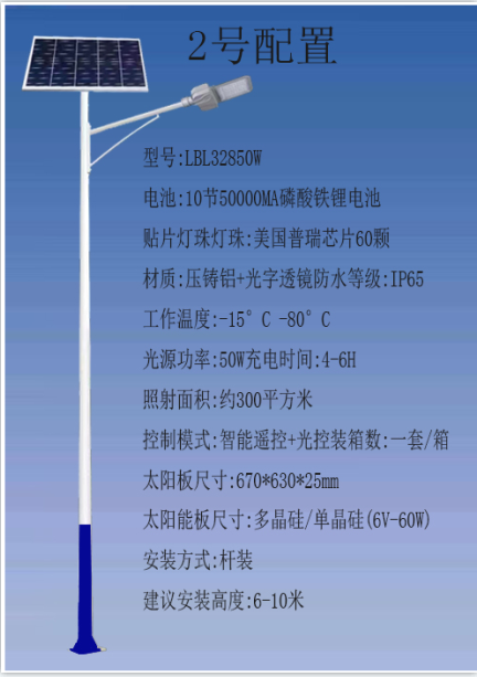LBL-8802太陽能路燈