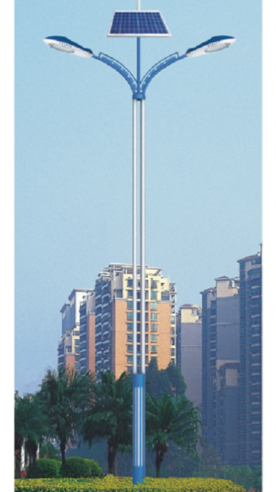 小區(qū)雙桿太陽能道路燈