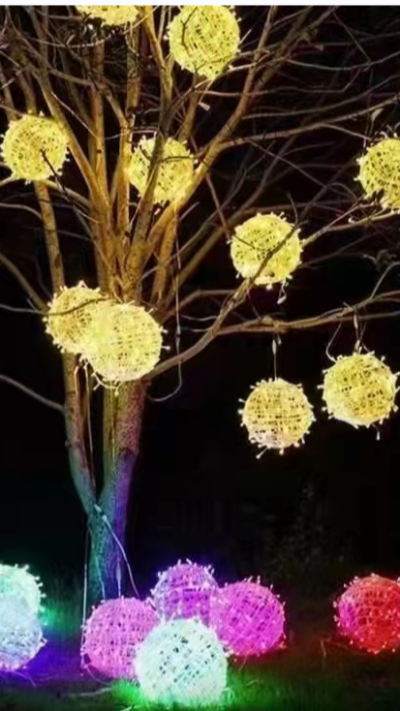 LED發(fā)光藤球燈